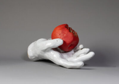 Hand of Eve, Ceramic glazed